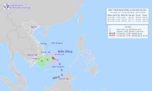 Dự báo thời tiết 24.12: Bão số 10 di chuyển tiến vào biển Đông