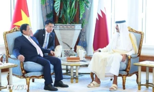 Thủ tướng Phạm Minh Chính hội kiến Quốc vương Qatar