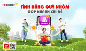 Thu chi minh bạch với tính năng quỹ nhóm trên App HDBank