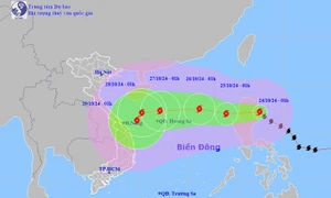 Bão Trà Mi mạnh cấp 10, diễn biến rất khó lường