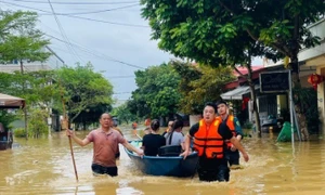 Thái Nguyên: Mực nước trên sông Cầu đã cao hơn đỉnh lũ lịch sử năm 1959