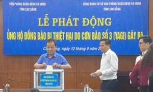 Cao Bằng: Văn phòng Đoàn ĐBQH và HĐND tỉnh phát động ủng hộ Nhân dân khắc phục hậu quả bão số 3