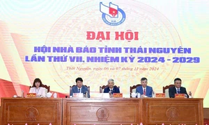 Hội Nhà báo tỉnh Thái Nguyên tổ chức Đại hội lần thứ VII, nhiệm kỳ 2024-2029