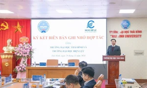 Trường Đại học Điện lực tăng cường hợp tác với Trường Đại học Thái Bình