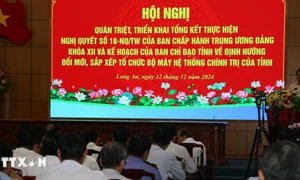 Long An giảm 123 đầu mối và 261 lãnh đạo, quản lý