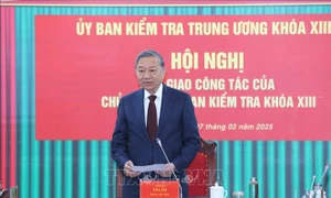 Tổng Bí thư Tô Lâm dự Hội nghị bàn giao công tác của Chủ nhiệm Ủy ban Kiểm tra Trung ương