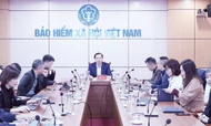 Tổ Công tác của BHXH Việt Nam về triển khai Đề án 06 họp giao ban tháng 2.2025