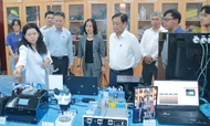 Phó Chủ tịch Quốc hội Lê Minh Hoan khảo sát thực tế tại Khoa Công nghệ Sinh học, Trường Đại học Quốc tế, Đại học Quốc gia TP. Hồ Chí Minh