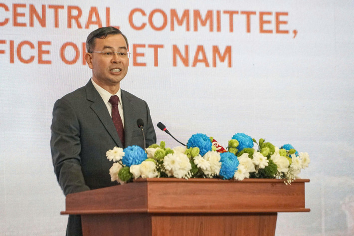 Tổng Kiểm toán Nhà nước Việt Nam Ngô Văn Tuấn phát biểu chào mừng Hội nghị lần thứ 8 Tổng Kiểm toán Nhà nước Việt Nam Ngô Văn Tuấn phát biểu tại phiên chào mừng Hội nghị lần thứ 8.jpg