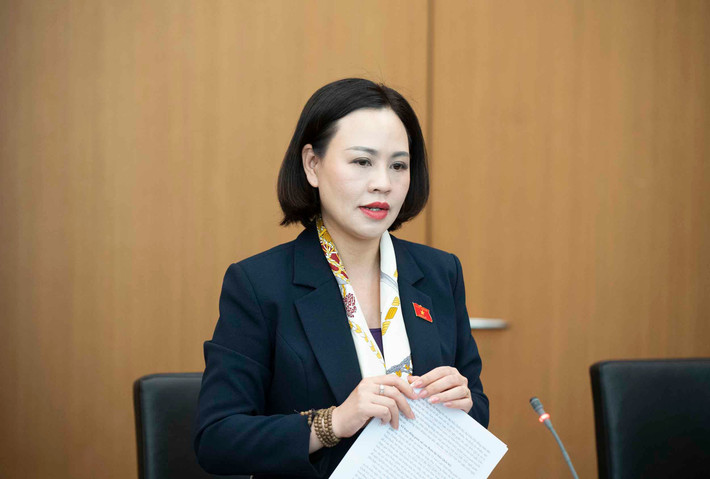 ĐBQH Trần Thị Hồng Thanh (Ninh Bình) phát biểu ĐBQH Trần Thị Hồng Thanh (Ninh Bình) phát biểu