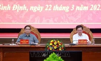 Thủ tướng Phạm Minh Chính làm việc với Ban Thường vụ Tỉnh ủy Bình Định