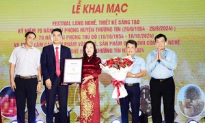 Hà Nội khai mạc Festival làng nghề, thiết kế sáng tạo năm 2024