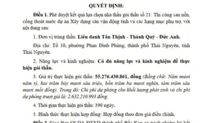 Công ty TNHH Tân Thịnh thường xuyên trúng thầu sát giá trên địa bàn tỉnh Bắc Kạn như thế nào?