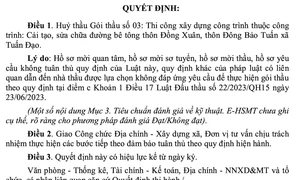 Vụ đấu thầu tiết kiệm cho ngân sách hơn 8% bị đánh trượt, tiết kiệm chỉ hơn 1% được chọn trúng tại Bắc Giang: Huỷ thầu sau loạt bài điều tra của Báo Đại biểu Nhân dân