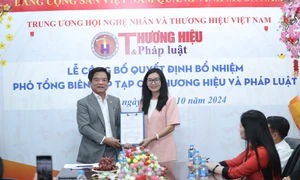 Bổ nhiệm Phó Tổng Biên tập Tạp chí điện tử Thương hiệu và Pháp luật