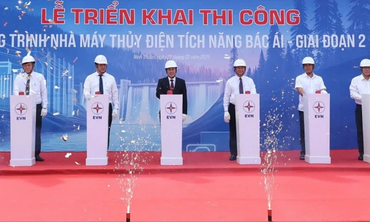 Lễ triển khai thi công xây dựng dự án nhà máy thủy điện tích năng Bác Ái – giai đoạn 2