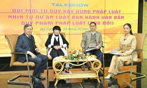 Talkshow: “Đổi mới tư duy xây dựng pháp luật – nhìn từ dự án Luật Ban hành văn bản quy phạm pháp luật (sửa đổi)” 