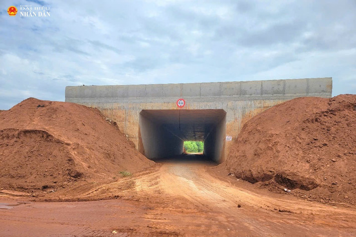 Một hầm chui đã được thi công trên tuyến cao tốc Biên Hòa - Vũng Tàu. Ảnh Quang Phương chụp ngày 9.3 z6391006326788-777b53a402cb02eedfbcaf023dc6c5e4-8289.jpg