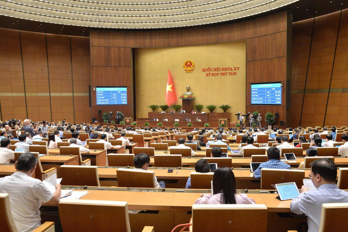 Thông qua Nghị quyết về phương án phân bổ ngân sách trung ương năm 2025. Ảnh: Hồ Long avatar