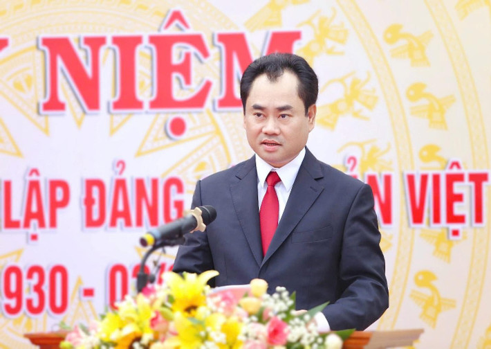 Bí thư Tỉnh ủy Thái Nguyên Trịnh Việt Hùng phát biểu tại Lễ Kỷ niệm Bí thư Tỉnh ủy Thái Nguyên Trịnh Việt Hùng phát biểu tại Lễ Kỷ niệm