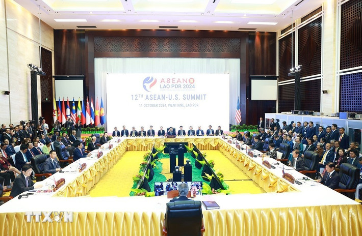 Hội nghị cấp cao ASEAN-Hoa Kỳ lần thứ 12. Ảnh: Dương Giang/TTXVN Hội nghị cấp cao ASEAN-Hoa Kỳ lần thứ 12. Ảnh: Dương Giang/TTXVN