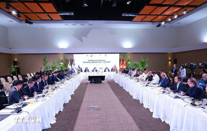 Tọa đàm Doanh nghiệp Việt Nam-Dominicana. Ảnh: Dương Giang/TTXVN Tọa đàm Doanh nghiệp Việt Nam-Dominicana. Ảnh: Dương Giang/TTXVN