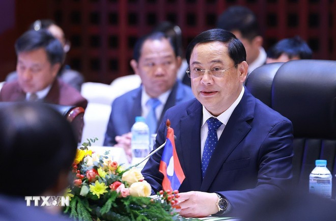 Thủ tướng Lào Sonexay Siphandone phát biểu tại Kỳ họp lần thứ 47 Ủy ban liên Chính phủ Việt Nam - Lào. Ảnh: Dương Giang/TTXVN Thủ tướng Lào Sonexay Siphandone phát biểu tại Kỳ họp lần thứ 47 Ủy ban liên Chính phủ Việt Nam - Lào. Ảnh: Dương Giang/TTXVN
