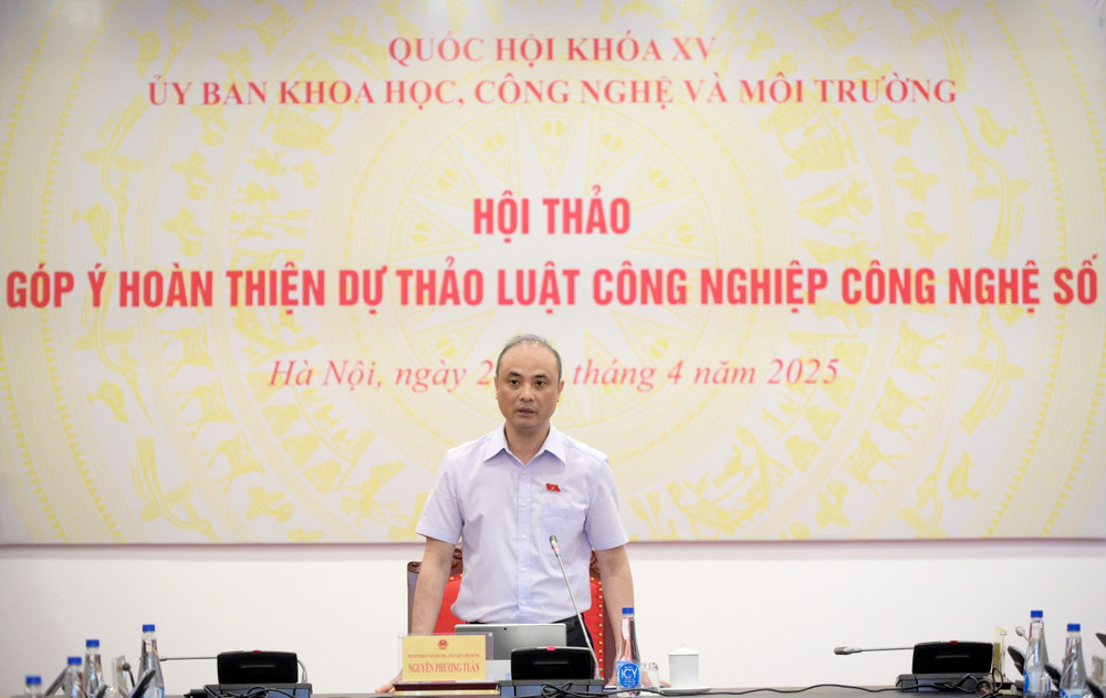 Phó Chủ nhiệm Ủy ban Khoa học, Công nghệ và Môi trường Nguyễn Phương Tuấn phát biểu tại Hội thảo avatar