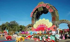 Festival Hoa Đà Lạt lần thứ X có chủ đề "Hoa Đà Lạt - Bản giao hưởng sắc màu" - Nguồn: BCP