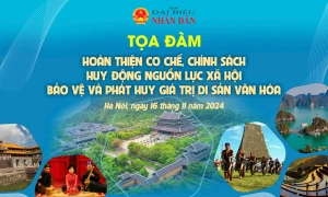 Sắp diễn ra tọa đàm “Hoàn thiện cơ chế, chính sách huy động nguồn lực xã hội bảo vệ, phát huy giá trị di sản văn hóa”