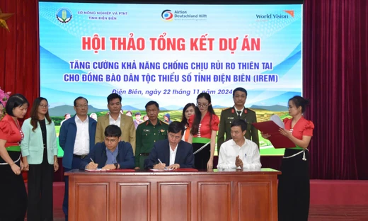 Tổng kết dự án tăng cường khả năng chống chịu rủi ro thiên tai cho đồng bào dân tộc thiểu số