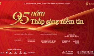 Chương trình nghệ thuật đặc biệt “95 năm thắp sáng niềm tin”