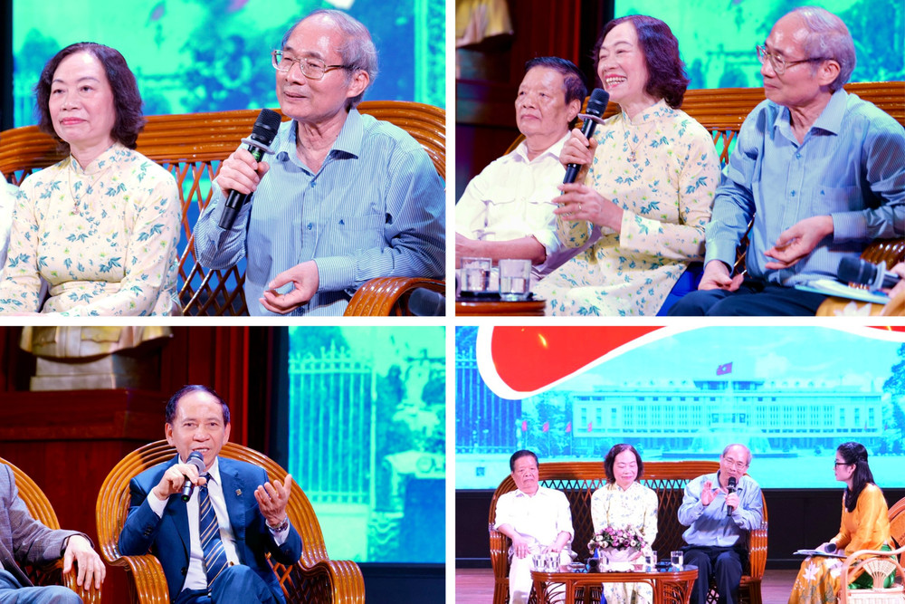 Những câu chuyện về lý tưởng, về thời chiến được các khách mời chia sẻ với thế hệ trẻ bằng ngôn ngữ mộc mạc, bình dị, dồi dào cảm xúc 2.jpg