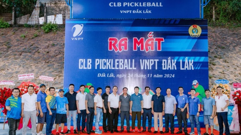 Ra mắt Câu lạc bộ Pickleball VNPT Đắk Lắk