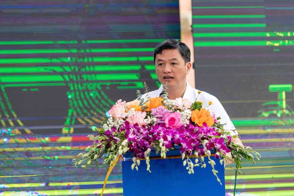 Cục trưởng Cục Sở hữu trí tuệ, Bộ Khoa học và Công nghệ Lưu Hoàng Long phát biểu. Ảnh: Mạnh Hưng z6539905195004-70ba93eb27720b6ec833dcd233edb22d.jpg