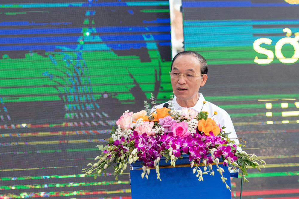 GS.TS Trịnh Minh Thụ, Hiệu trưởng Trường Đại học Thủy lợi. Ảnh: Mạnh Hưng z6539905665207-d47464952a300fc2cfbc770e15a24483.jpg