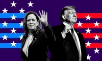 Ứng viên đảng Dân chủ Kamala Harris và ứng viên đảng Cộng hòa Donald Trump