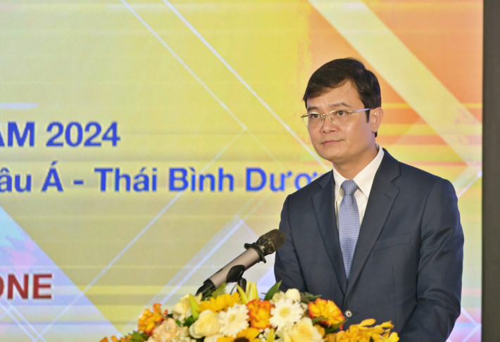 Bí thư thứ nhất Trung ương Đoàn, Chủ nhiệm Ủy ban Quốc gia về thanh niên Việt Nam Bùi Quang Huy phát biểu tại diễn đàn z5818945525212_44e181aa0b84be2a13bcce9f22802fe0.jpg