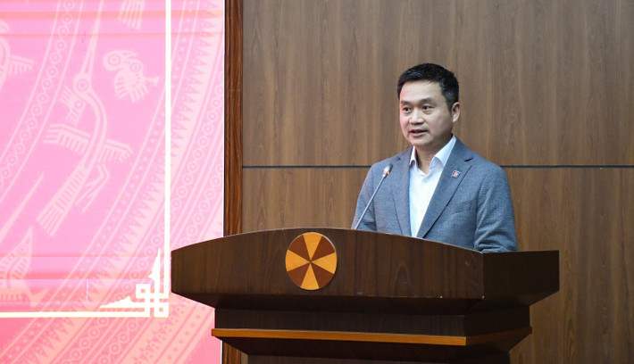Bí thư Đảng ủy, Chủ tịch HĐQT Petrolimex Phạm Văn Thanh phát biểu tại chương trình Bí thư Đảng ủy, Chủ tịch HĐQT Petrolimex Phạm Văn Thanh phát biểu tại chương trình