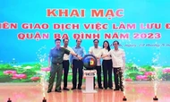 Hà Nội: 36 doanh nghiệp quận Ba Đình tham gia phiên giao dịch việc làm năm 2023