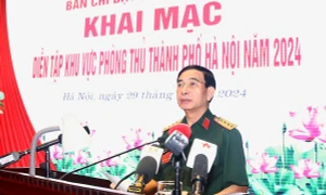 Khai mạc diễn tập khu vực phòng thủ thành phố Hà Nội năm 2024