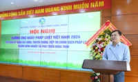 Bộ Nông nghiệp và Phát triển Nông thôn tổ chức Hội nghị Hưởng ứng ngày Pháp luật Việt Nam 2024