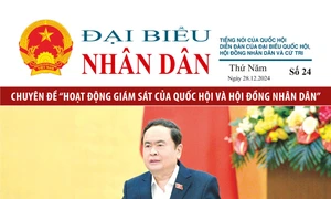 Ấn phẩm số 24 Giám sát của Quốc hội và Hội đồng nhân dân phát hành ngày 28/12/2024