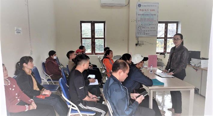 Các học viên là người lao động đang hưởng trợ cấp thất nghiệp tham dự khóa học. Ảnh: VLHT img-6224.jpg
