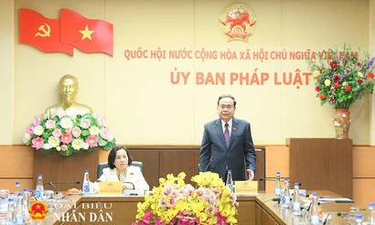 Chủ tịch Quốc hội Trần Thanh Mẫn thăm, làm việc với các Ủy ban của Quốc hội