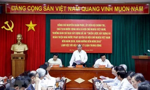 Thống nhất cao trong xây dựng Đề án về Nhà nước pháp quyền