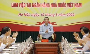 Phó Chủ tịch Quốc hội Nguyễn Đức Hải làm việc với Ngân hàng Nhà nước Việt Nam