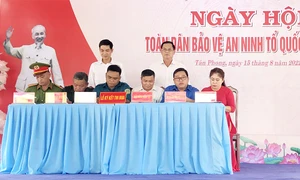 Bạc Liêu tổ chức Ngày hội Toàn dân bảo vệ an ninh tổ quốc