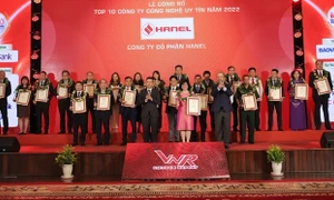 Hanel được bình chọn Top 10 Công ty Công nghệ uy tín năm 2022