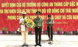 Tôn vinh hành động dũng cảm cứu 4 người của Trung úy Thái Ngô Hiếu